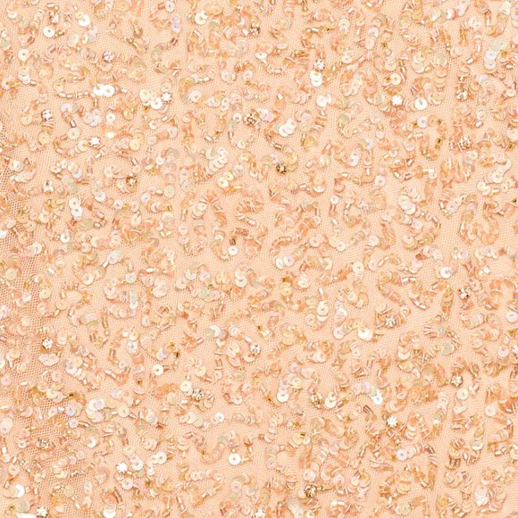 NEW retrofete X REVOLVE Mich Dress in Nude -- Glitter Gold Sequin NYE Champagne - Picture 4 of 7